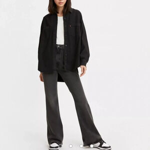 Levi’s jeans 70s High Flare washed black size 30